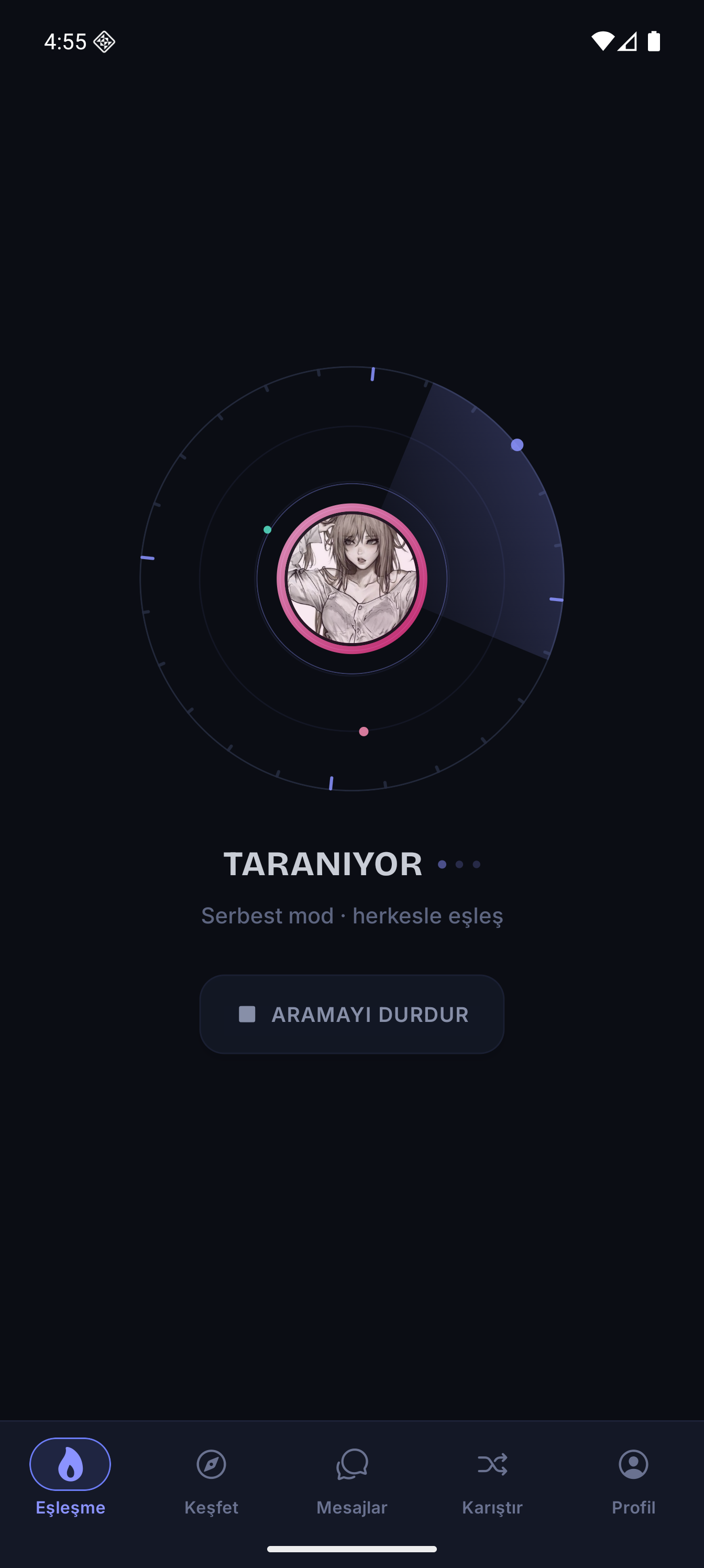 Taranıyor — radar